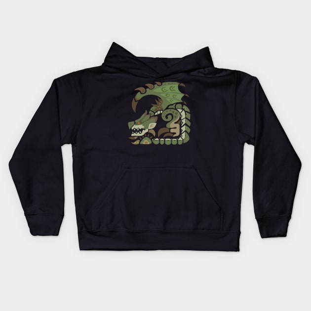 Rathian Kids Hoodie by BlacIyc